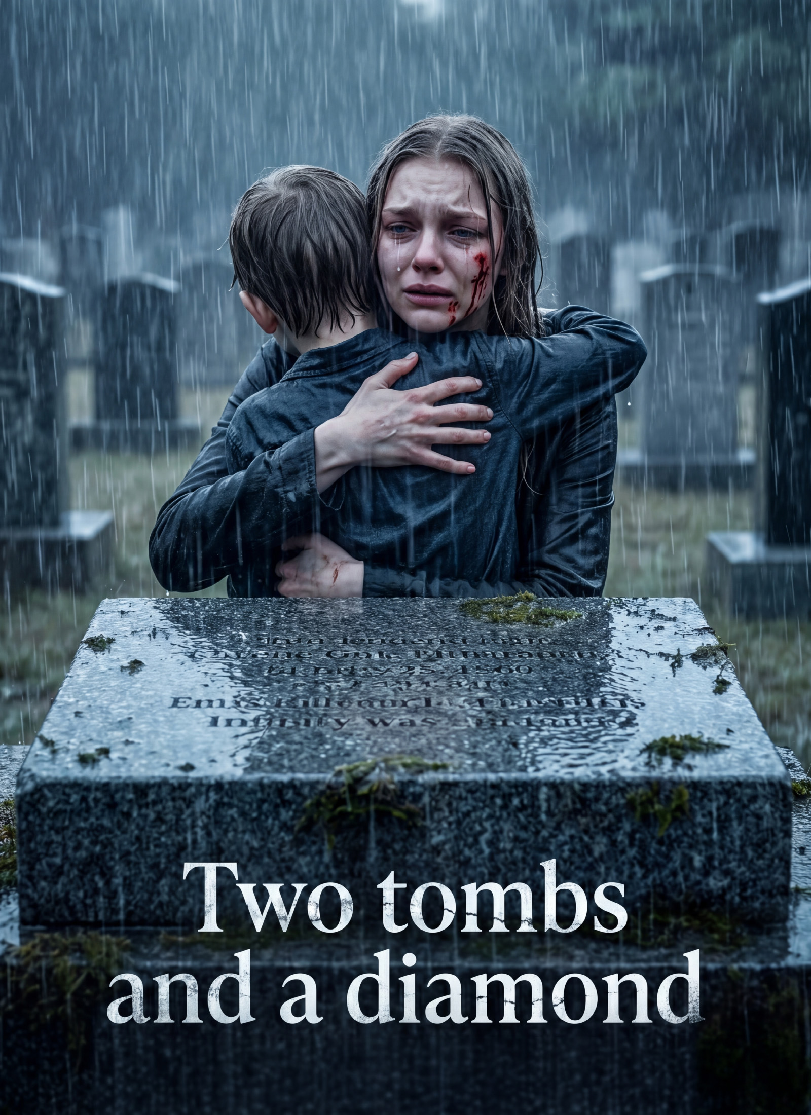 Two tombs and a diamond cover