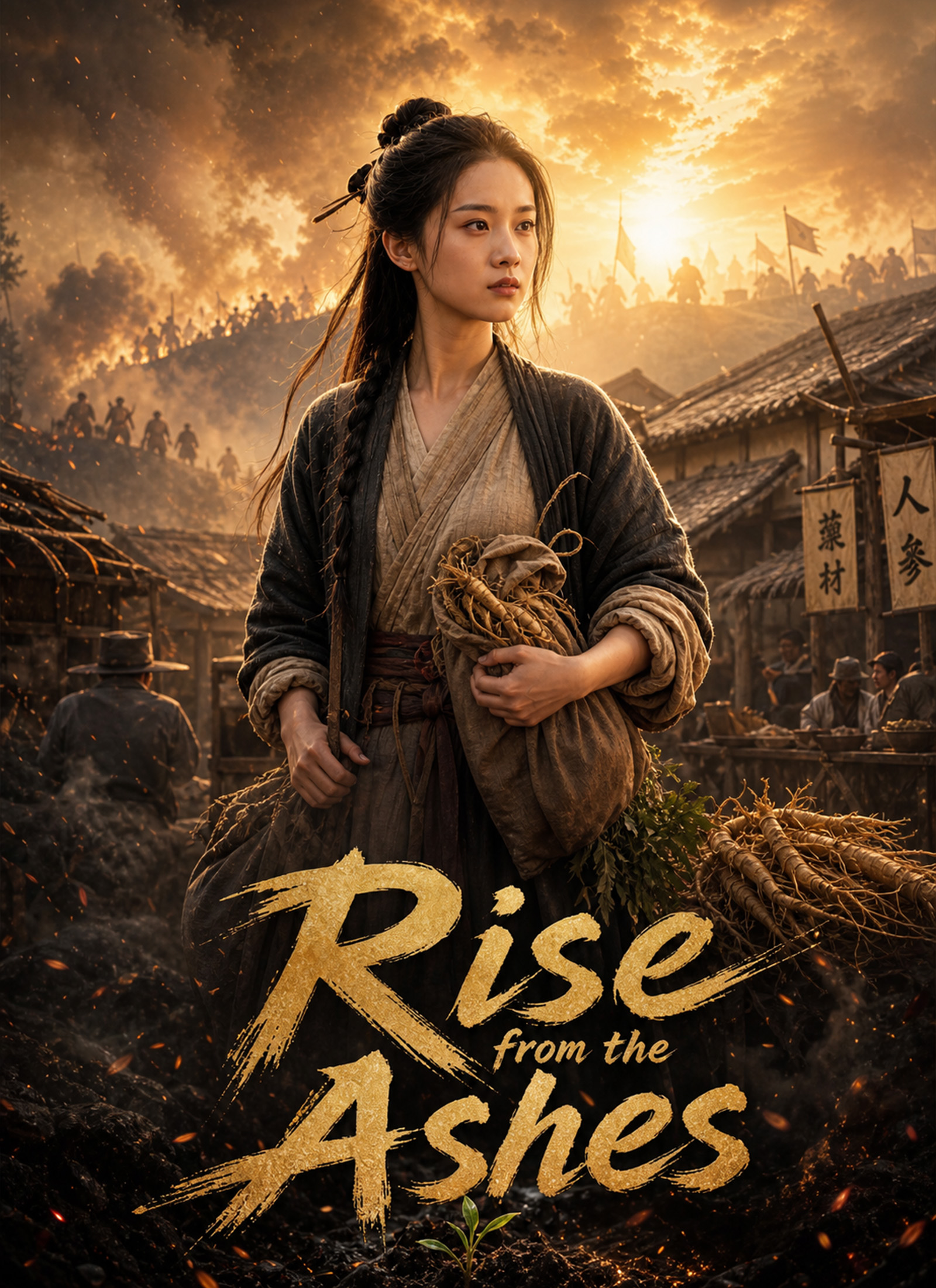 Rise from the ashes poster