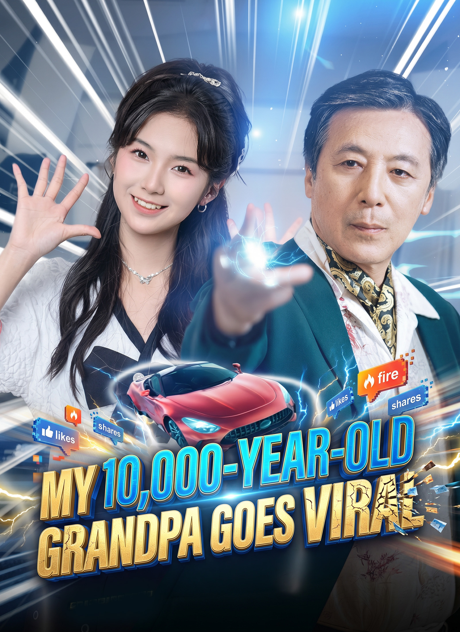 My 10,000-Year-Old Grandpa Goes Viral poster