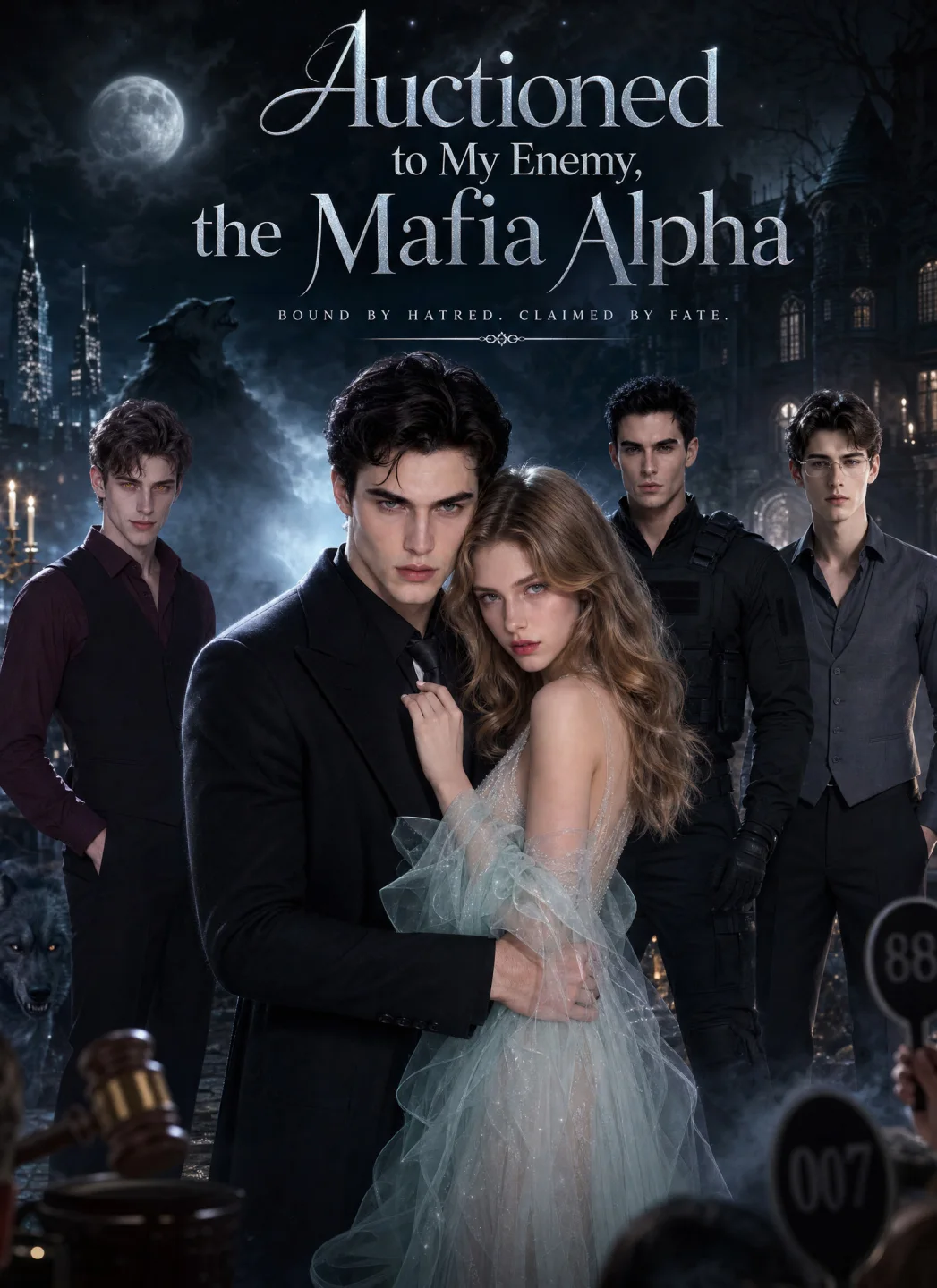 Auctioned to My Enemy, the Mafia Alpha cover