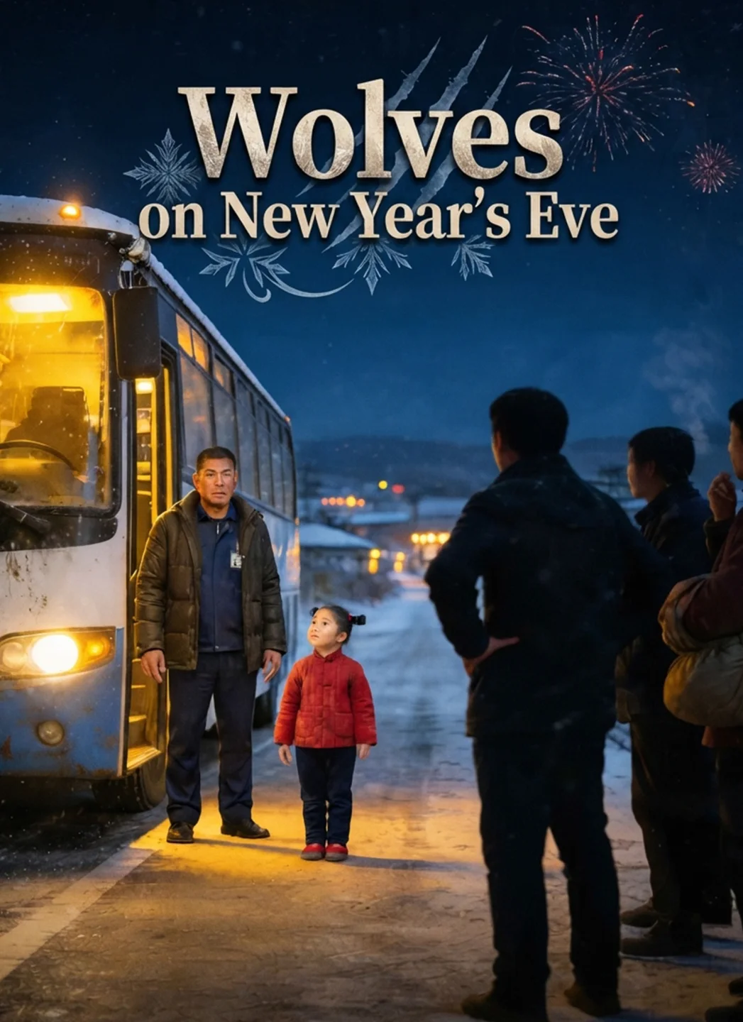 Wolves on New Year's Eve poster