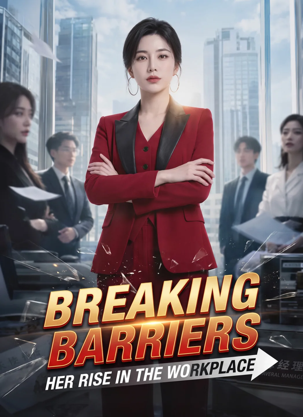 Breaking Barriers: Her Rise in the Workplace poster