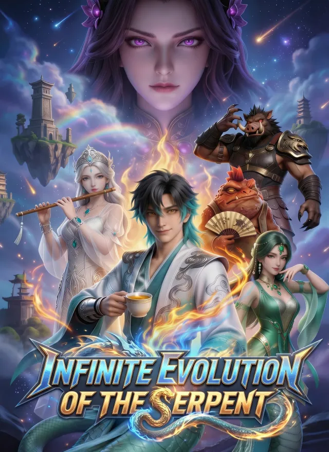 Infinite Evolution of the Serpent cover