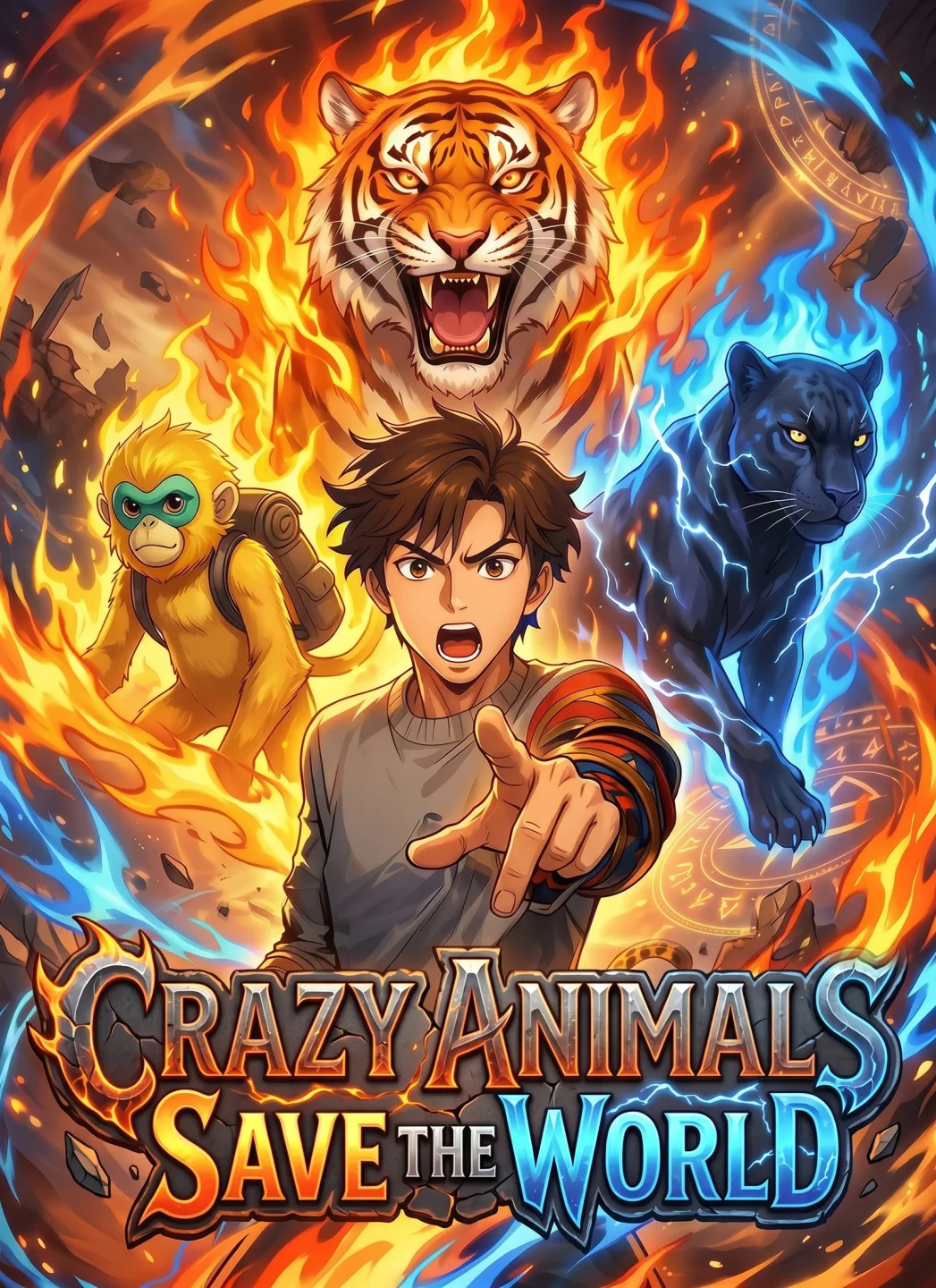 [Dubbed] Crazy Animals Save the World poster