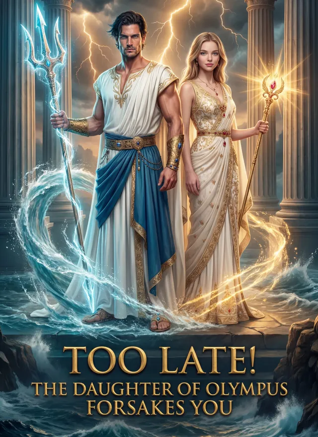 TOO LATE! THE DAUGHTER OF OLYMPUS FORSAKES YOU cover
