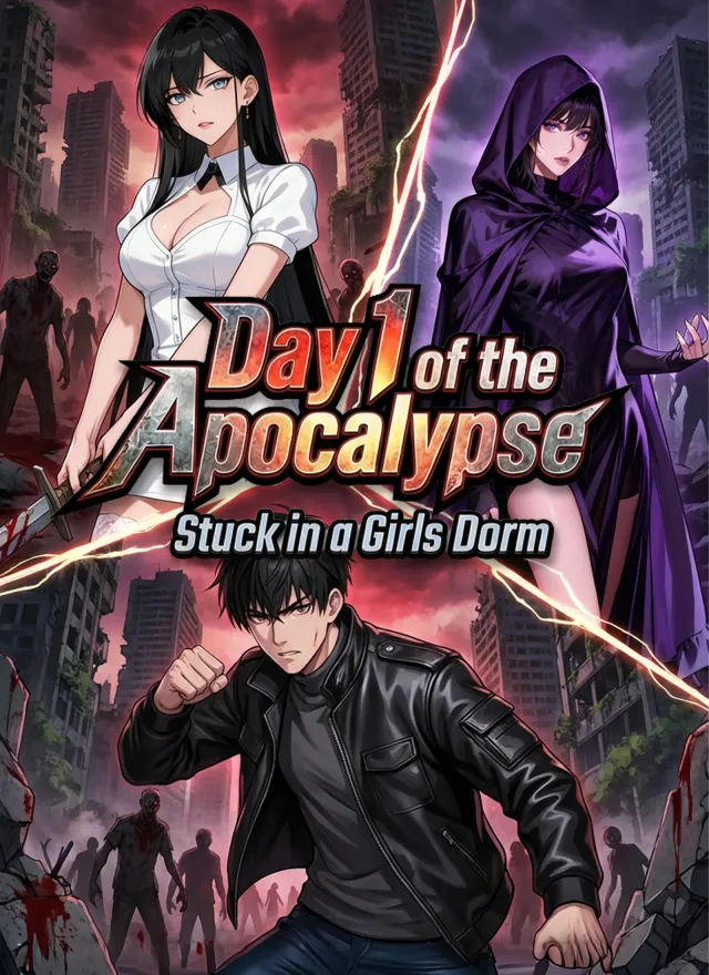 [Dubbed] Day 1 of the Apocalypse Stuck in a Girls Dorm cover