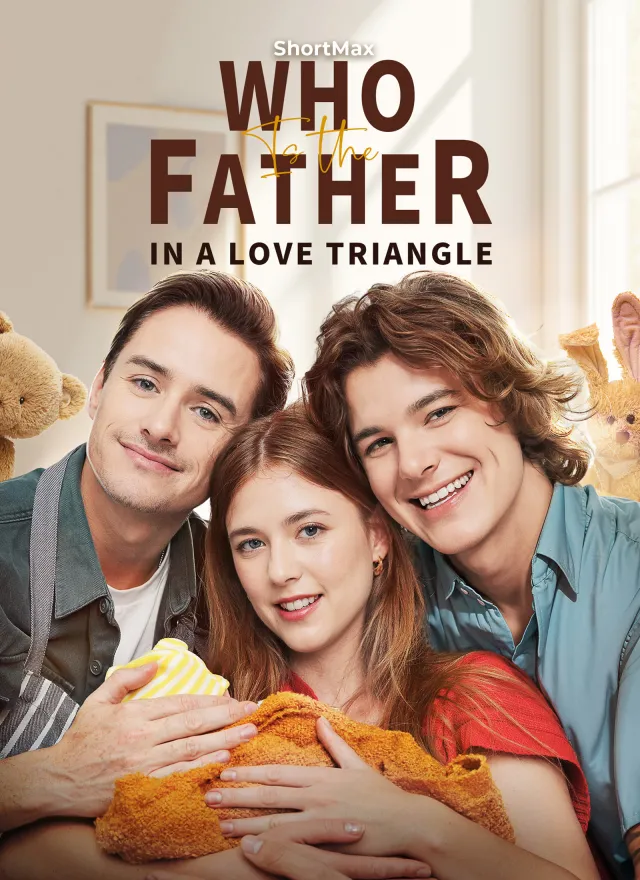 Who is the father in a love triangle poster