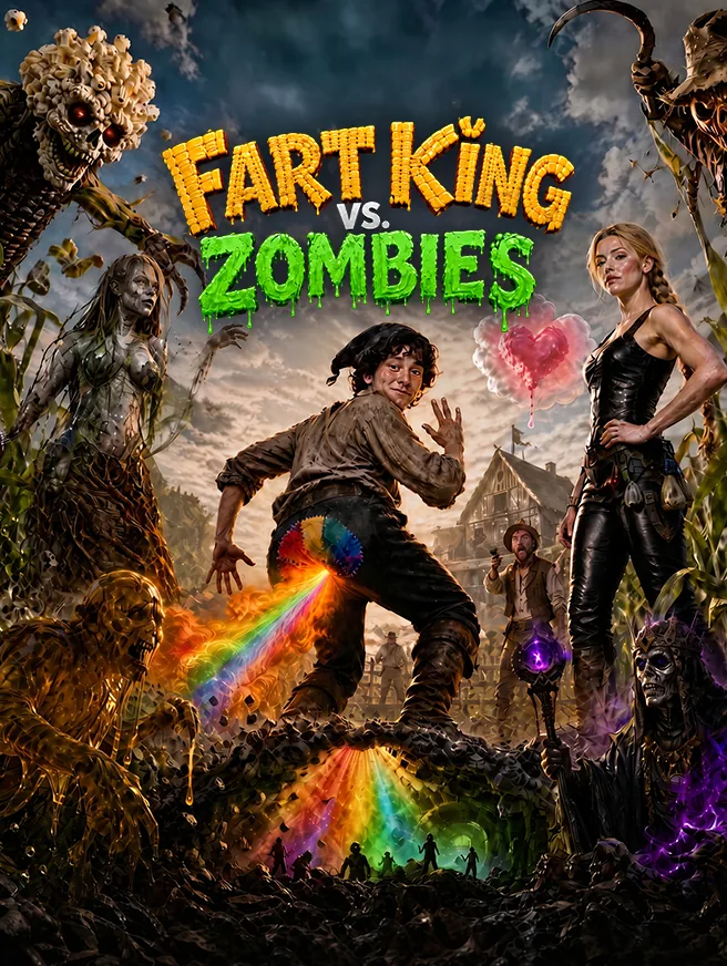 Fart King vs. Zombies poster