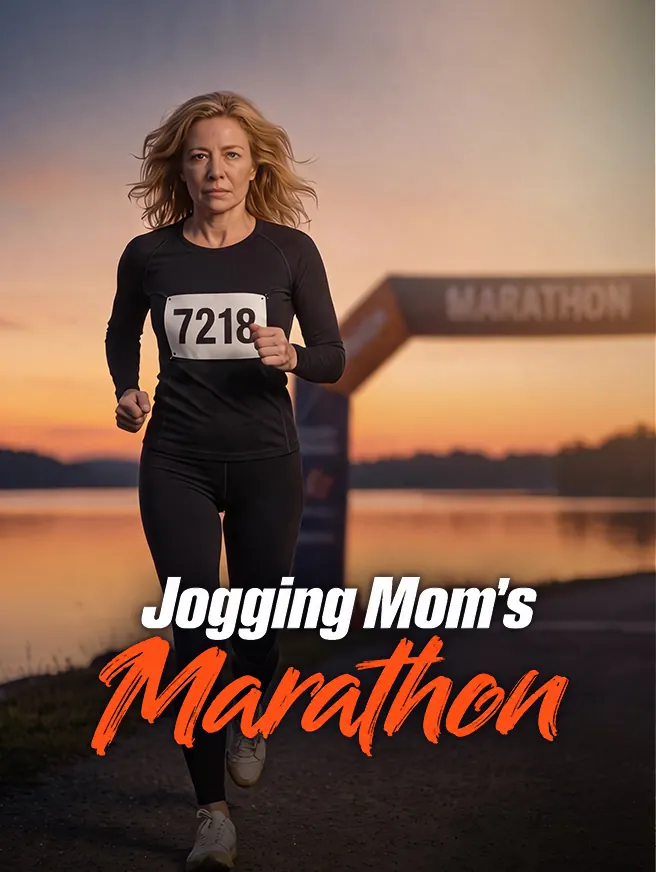 Jogging Mom's Marathon poster