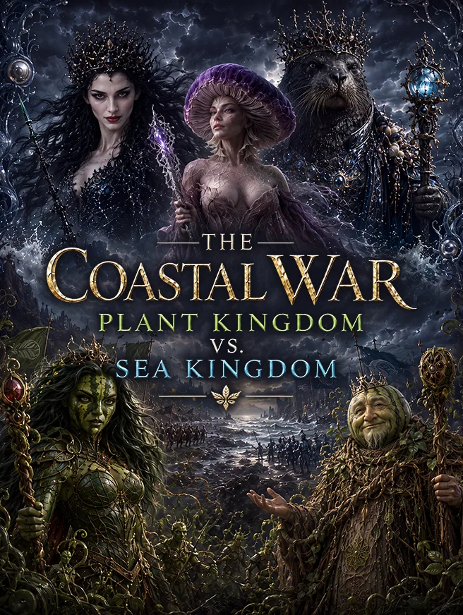 The Coastal War: Plant Kingdom VS. Sea Kingdom poster