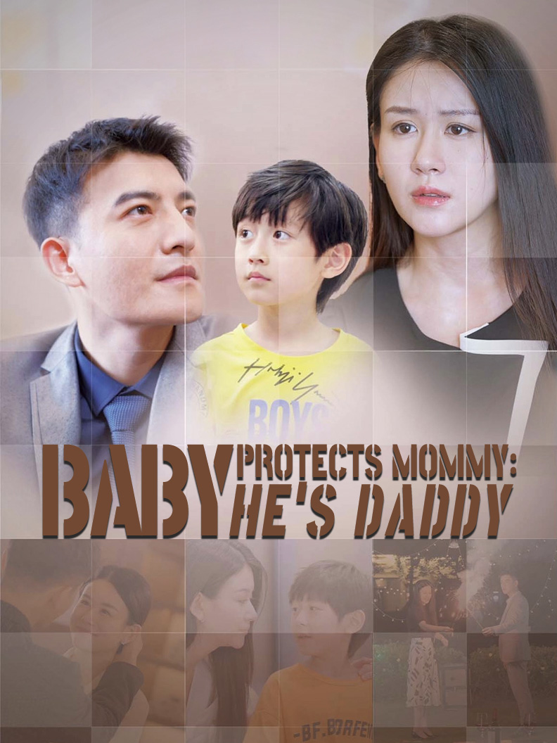 Baby protects Mommy: He's Daddy poster