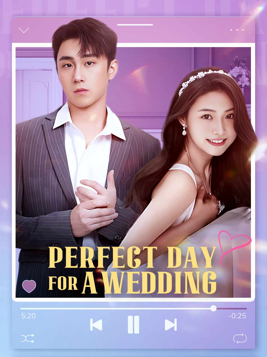 Perfect Day for a Wedding poster