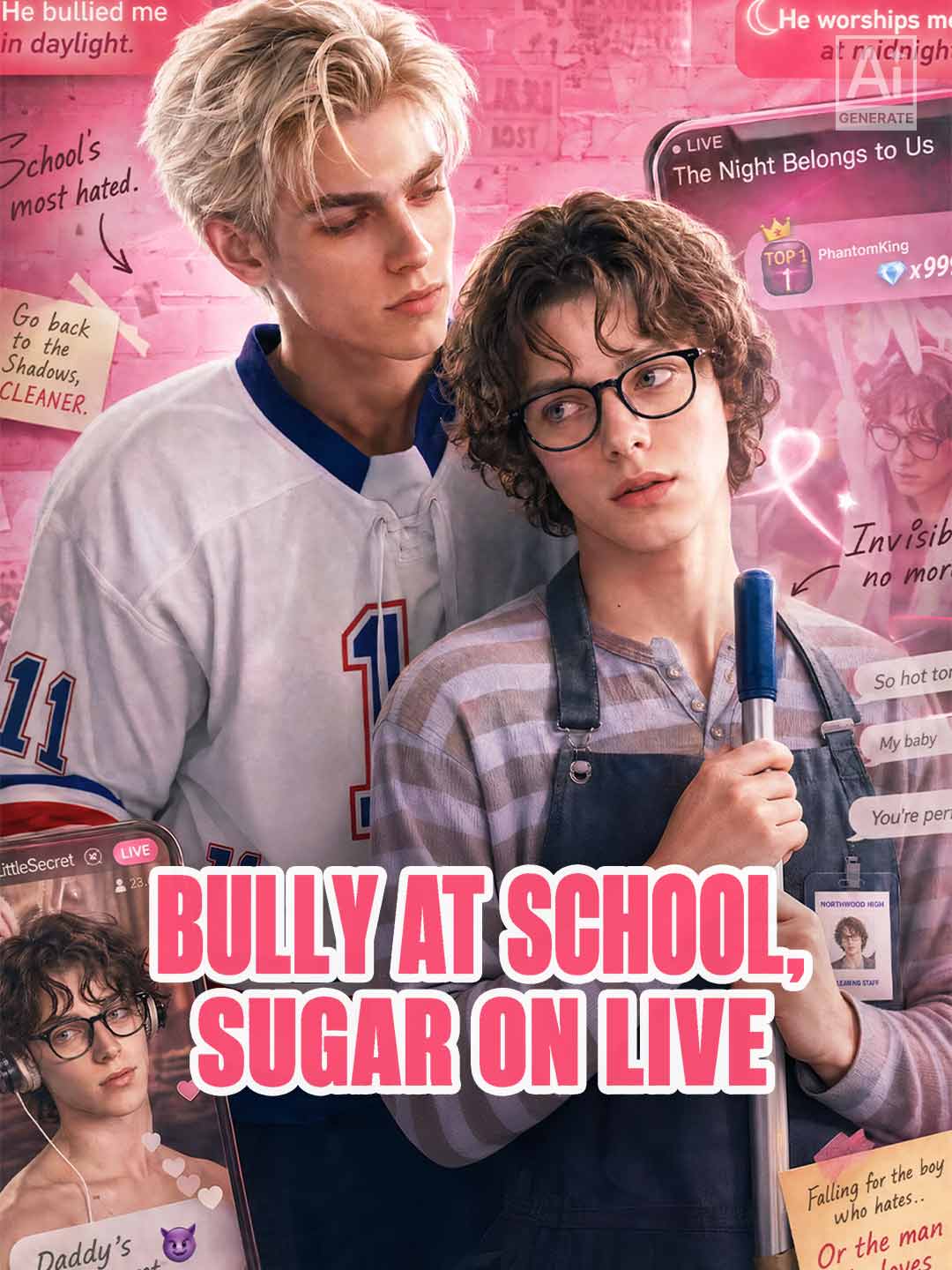 Bully at School, Sugar on Live poster