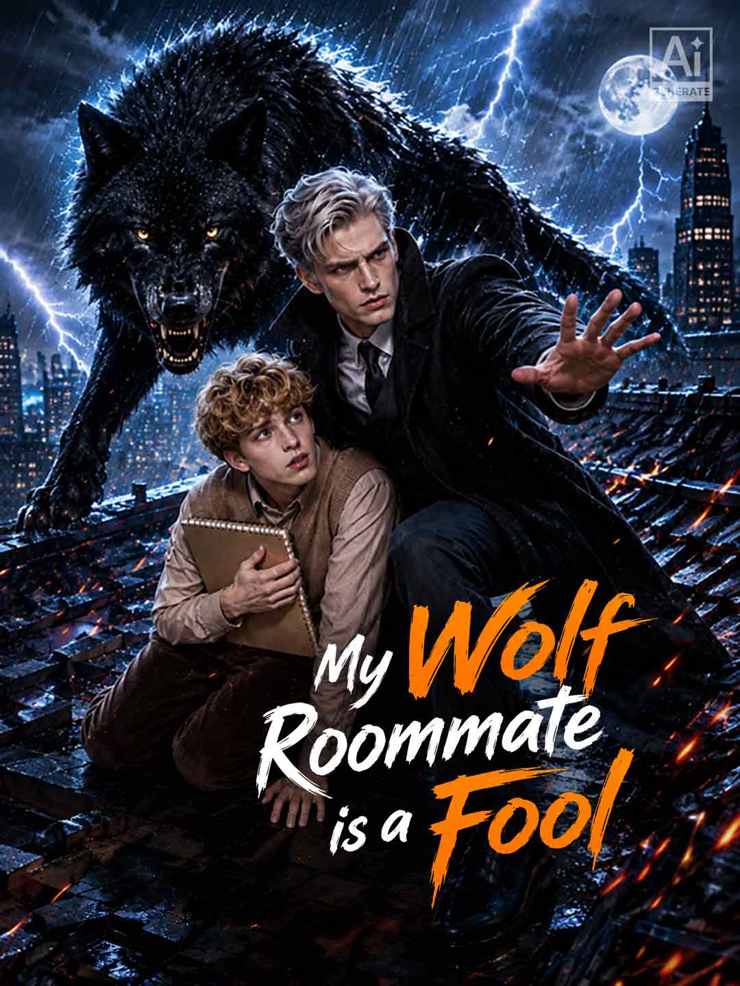 My Wolf Roommate is a Fool poster