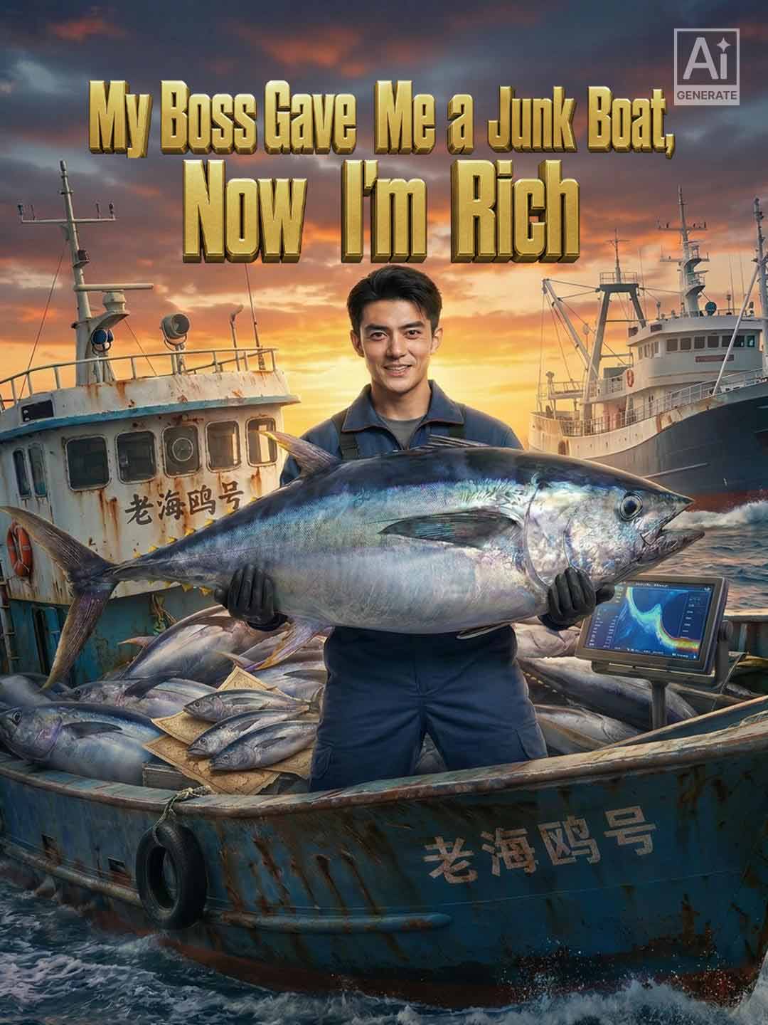 My Boss Gave Me a Junk Boat, Now I'm Rich poster