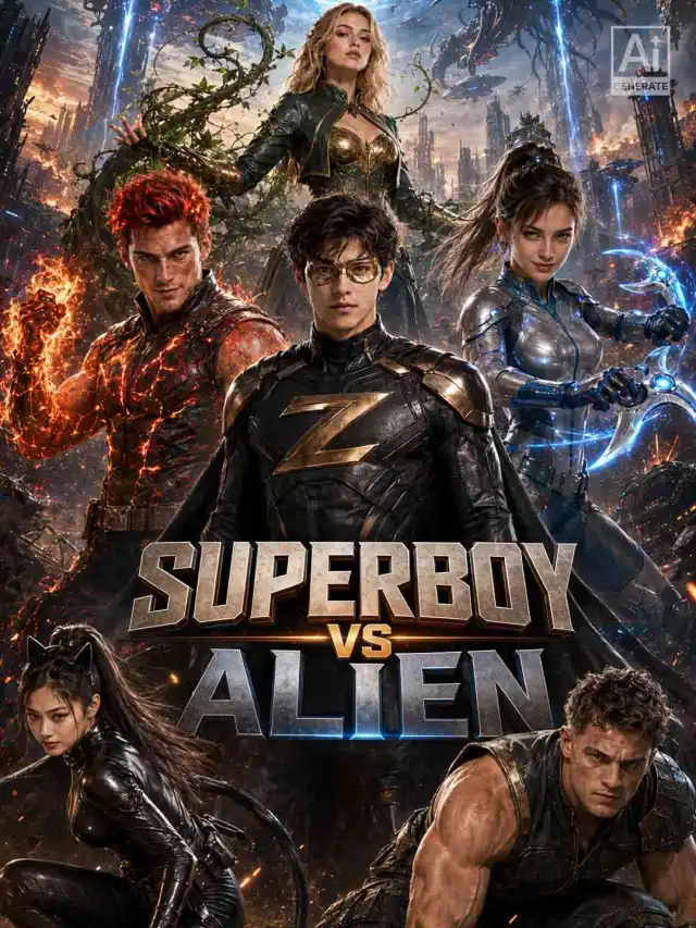 Superboy vs. Alien poster