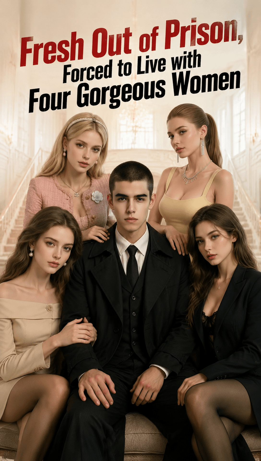 Fresh Out of Prison，Forced to Live with Four Gorgeous Women cover