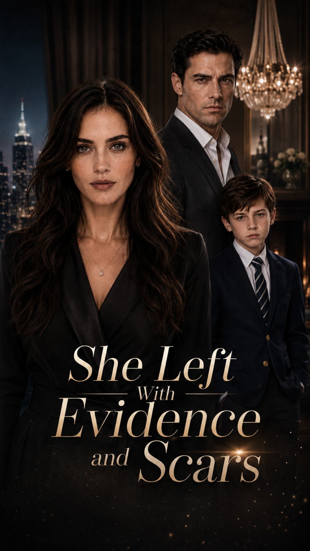 She Left With Evidence and Scars poster