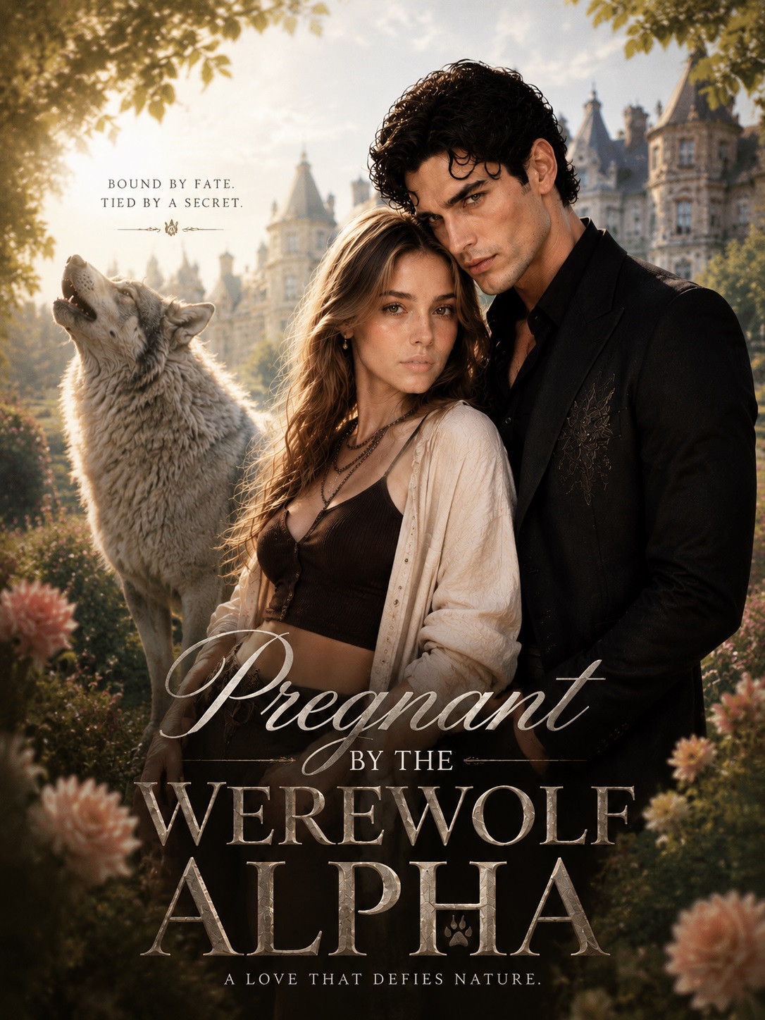 Pregnant by the werewolf Alpha poster