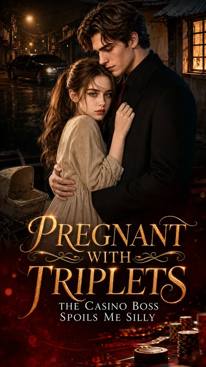 PREGNANT WITH TRIPLETS,THE CASINO BOSS SPOILS ME SILLY cover