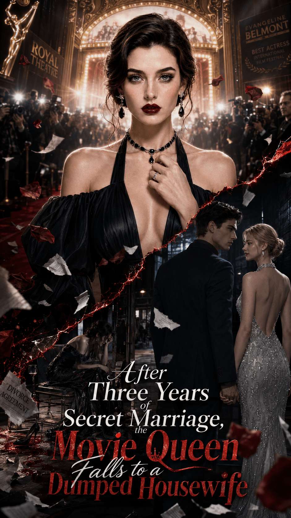 After Three Years of Secret Marriage, the Movie Queen Falls to a Dumped Housewife cover