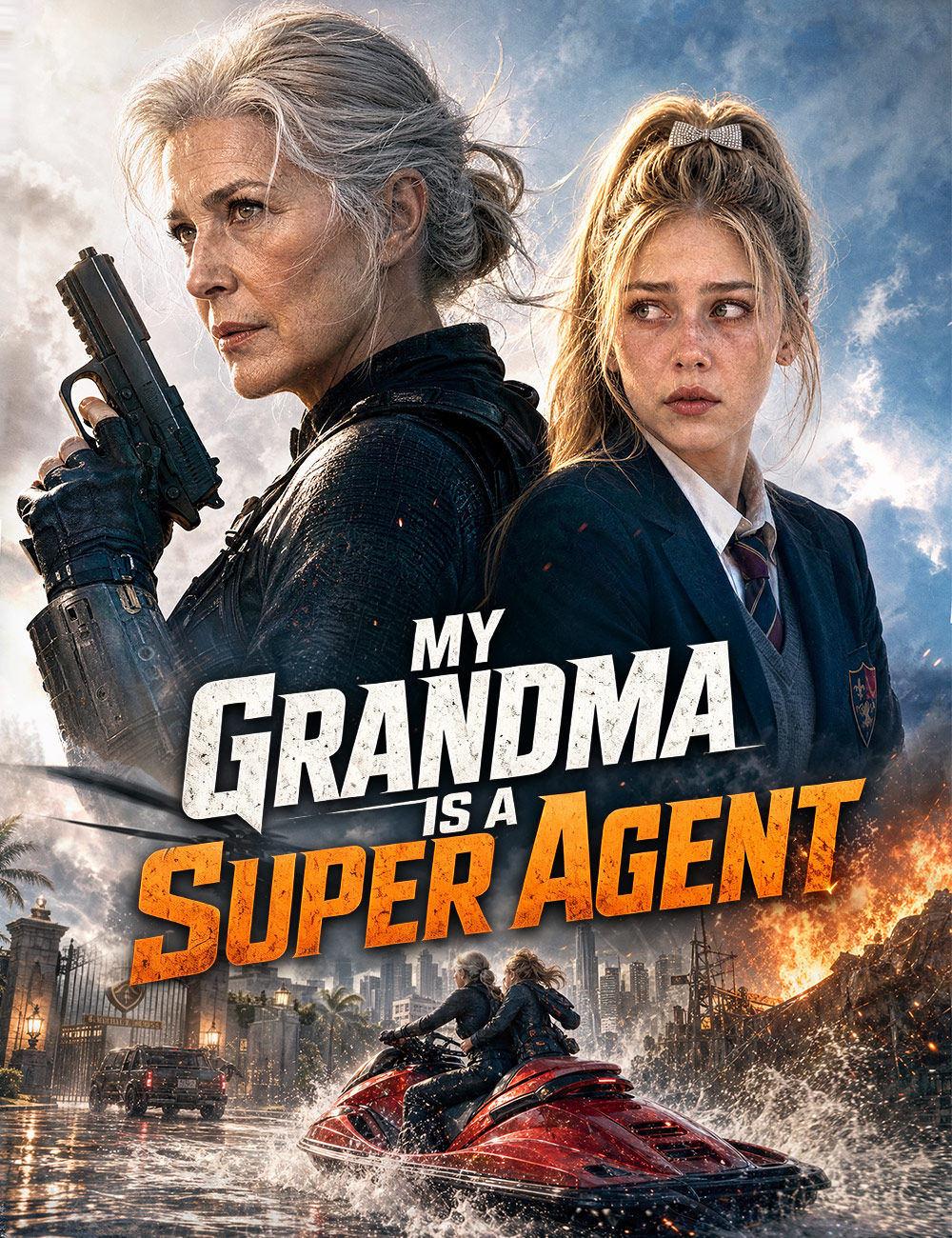 My Grandma Is A Super Agent poster