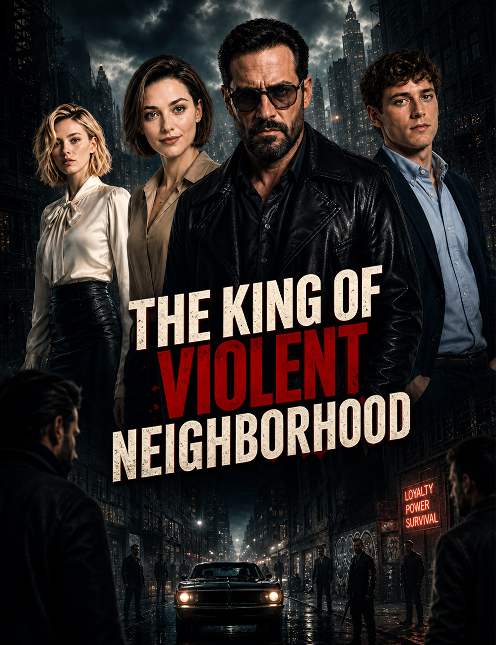 The King of violent neighborhood poster