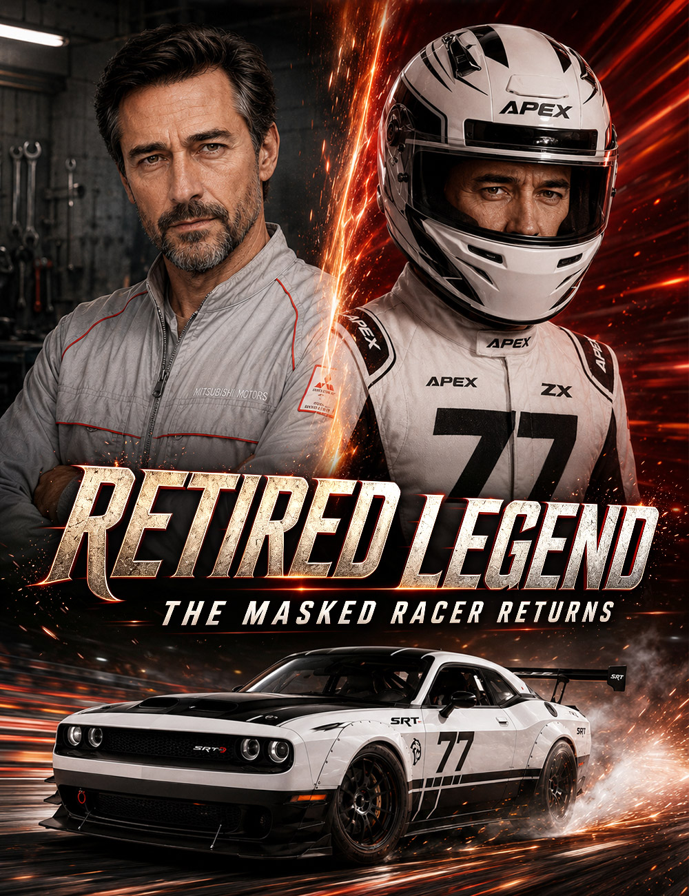 Retired Legend: The Masked Racer Returns poster