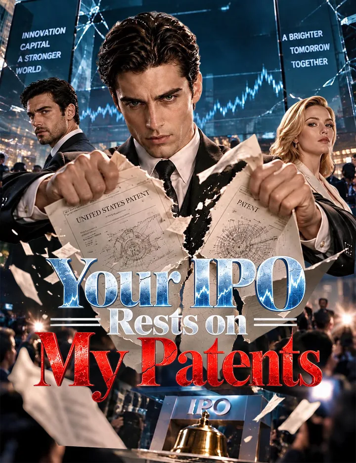 Your IPO Rests on My Patents poster