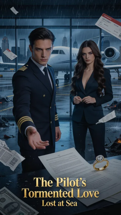 The Pilot's Tormented Love  Lost at Sea cover