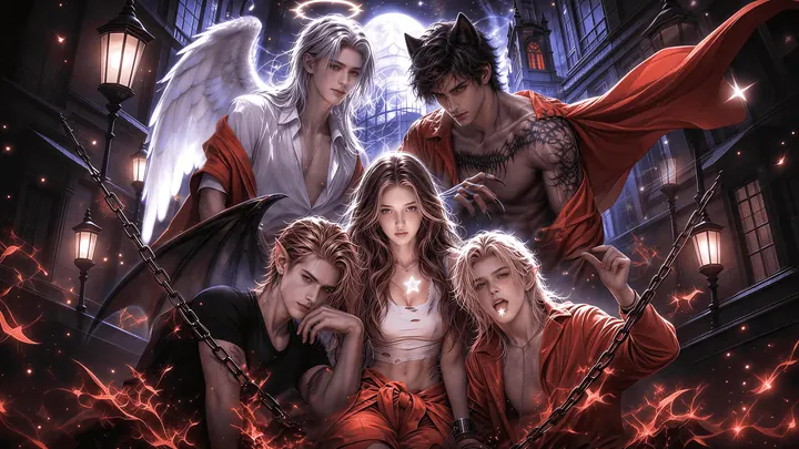 The Human Girl and the Monsters Who Bet Her Soul poster