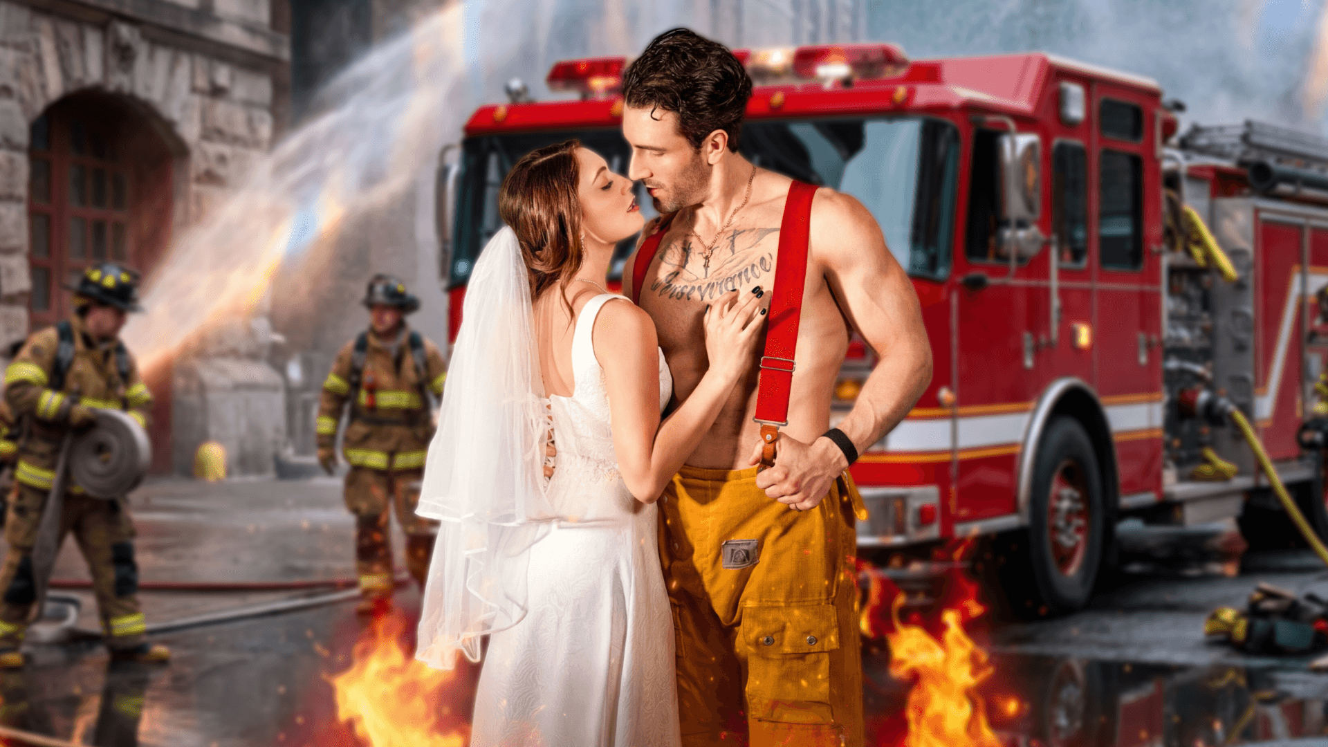 Hold Me Tight,  Mr. Firefighter cover