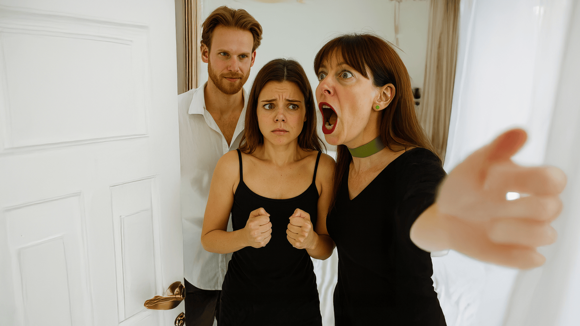 Hangover Girl Ends Up In Friend's Bed poster