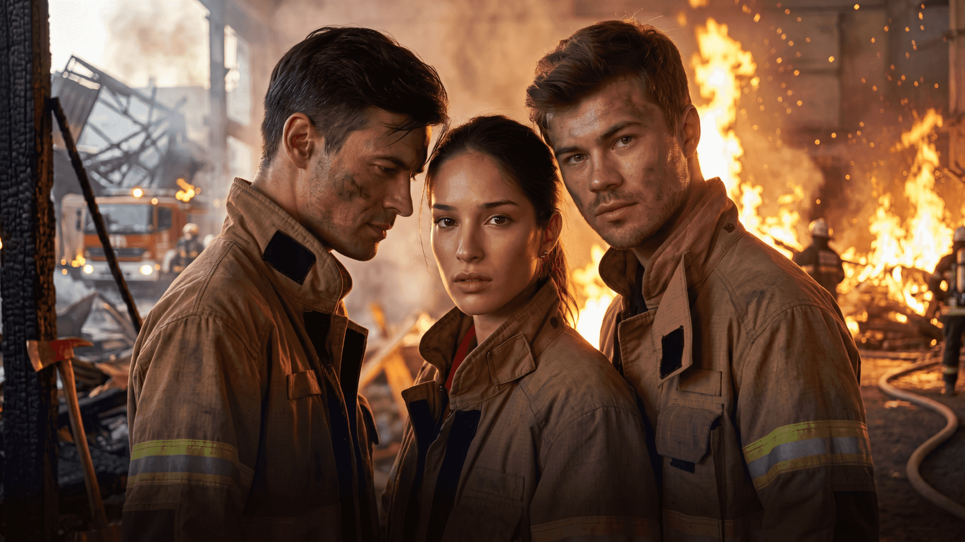 Five-Alarm Love at the Firehouse with My Ex cover