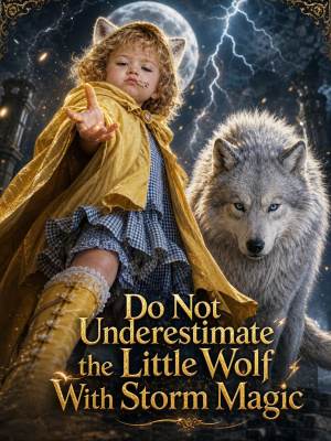 Do Not Underestimate the Little Wolf With Storm Magic poster