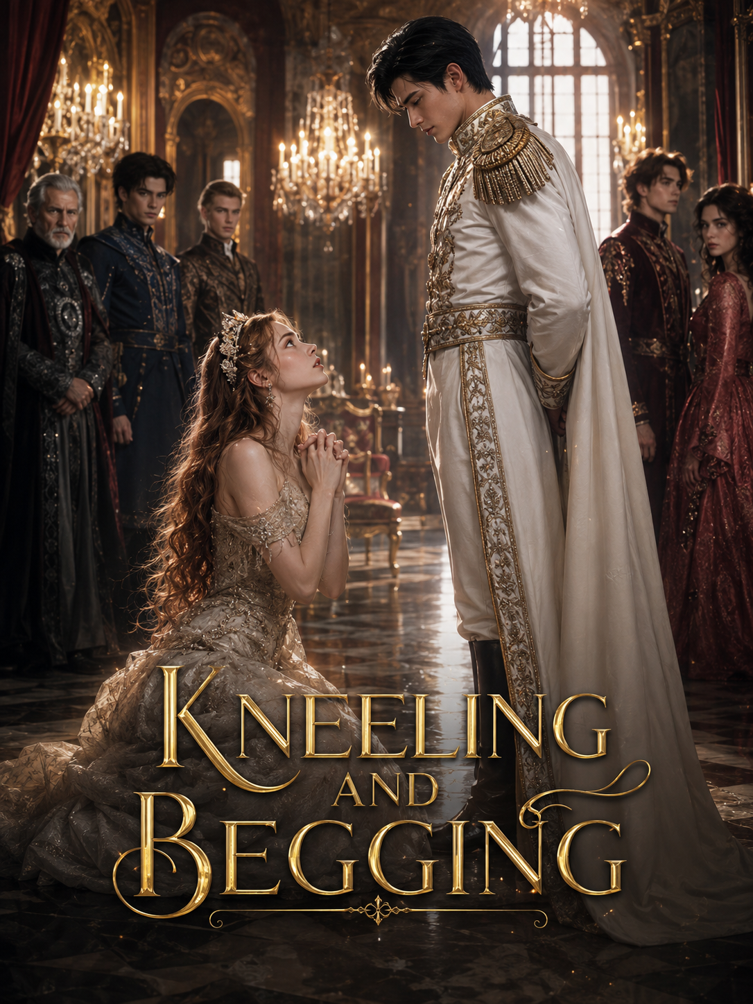 Kneeling and Begging poster