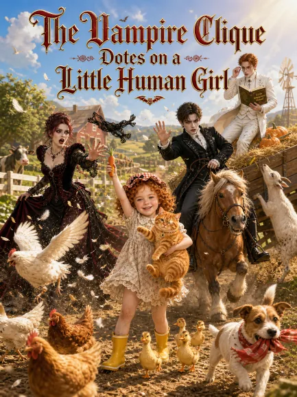 The Vampire Clique Dotes on a Little Human Girl poster