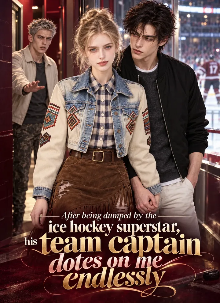 After being dumped by the ice hockey superstar, his team captain dotes on me endlessly poster
