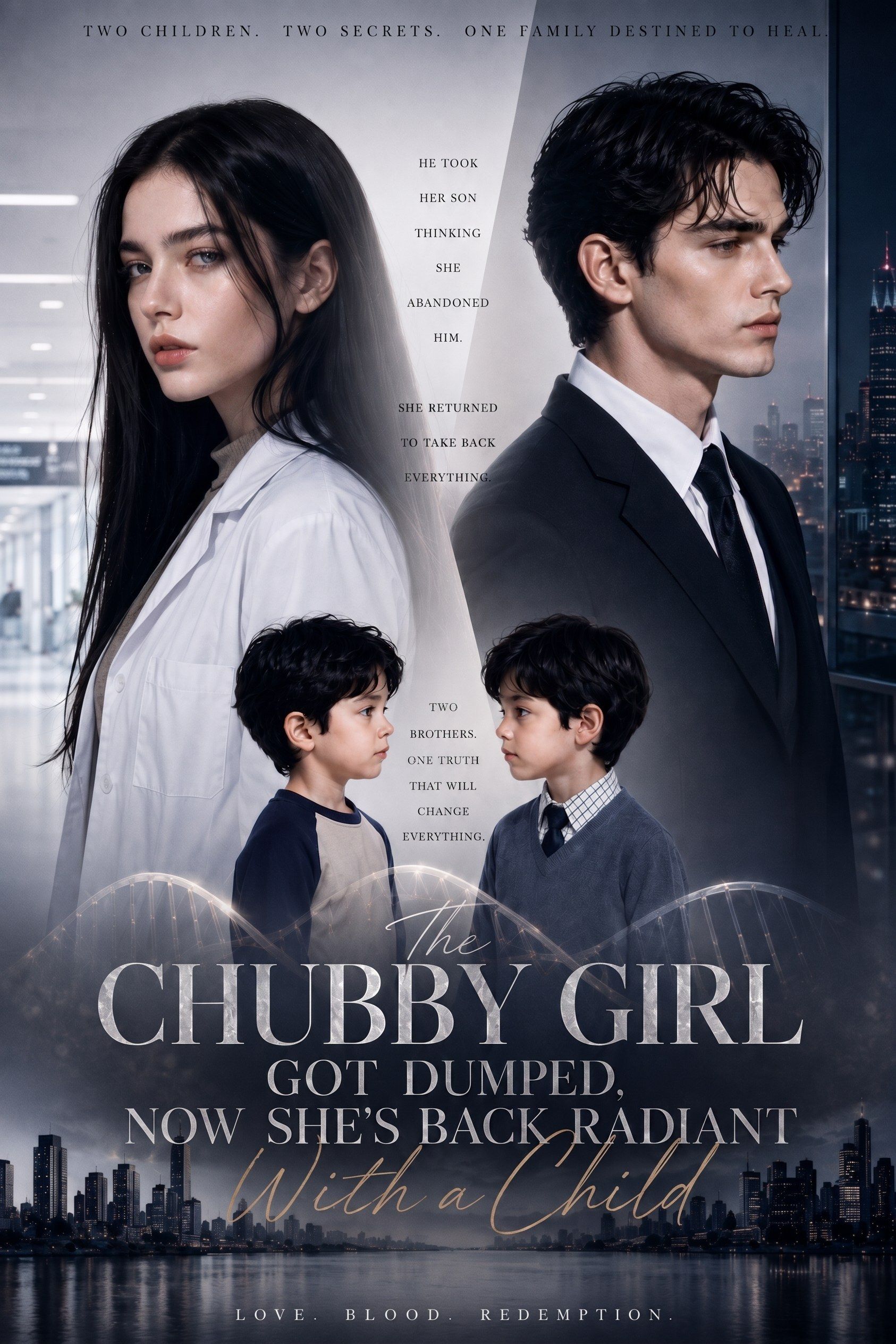 The CHUBBY GIRL GOT DUMPED, NOW SHE'S BACK RADIANT With a Child cover