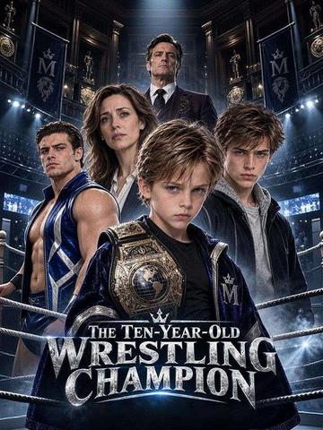 Ten-year-old wrestling champion poster