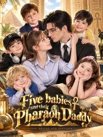 Five babies and their Pharaoh Daddy poster