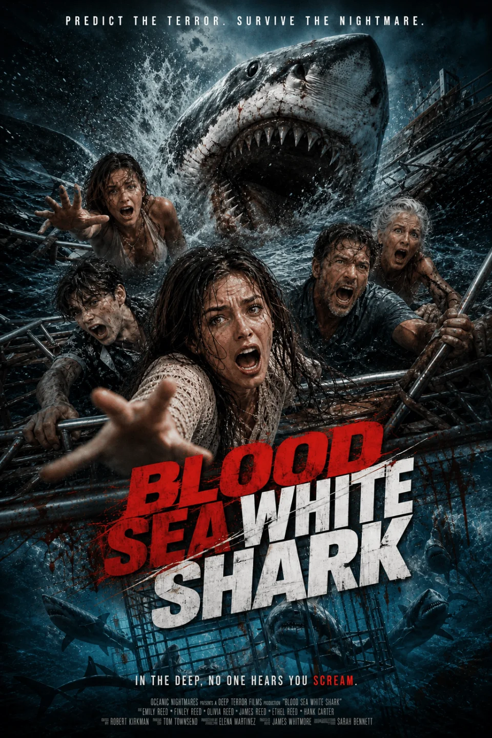 BLOOD SEA WHITE SHARK cover
