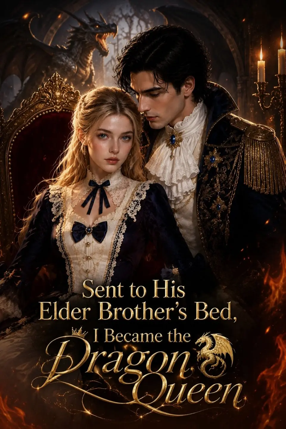 Sent to His Elder Brother's Bed, I Became the Dragon Queen cover