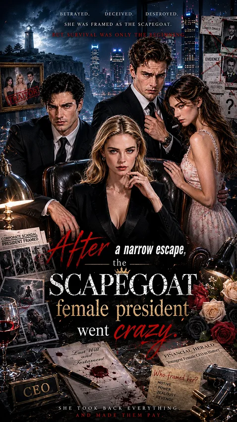 After a narrow escape, the scapegoat female president went crazy cover
