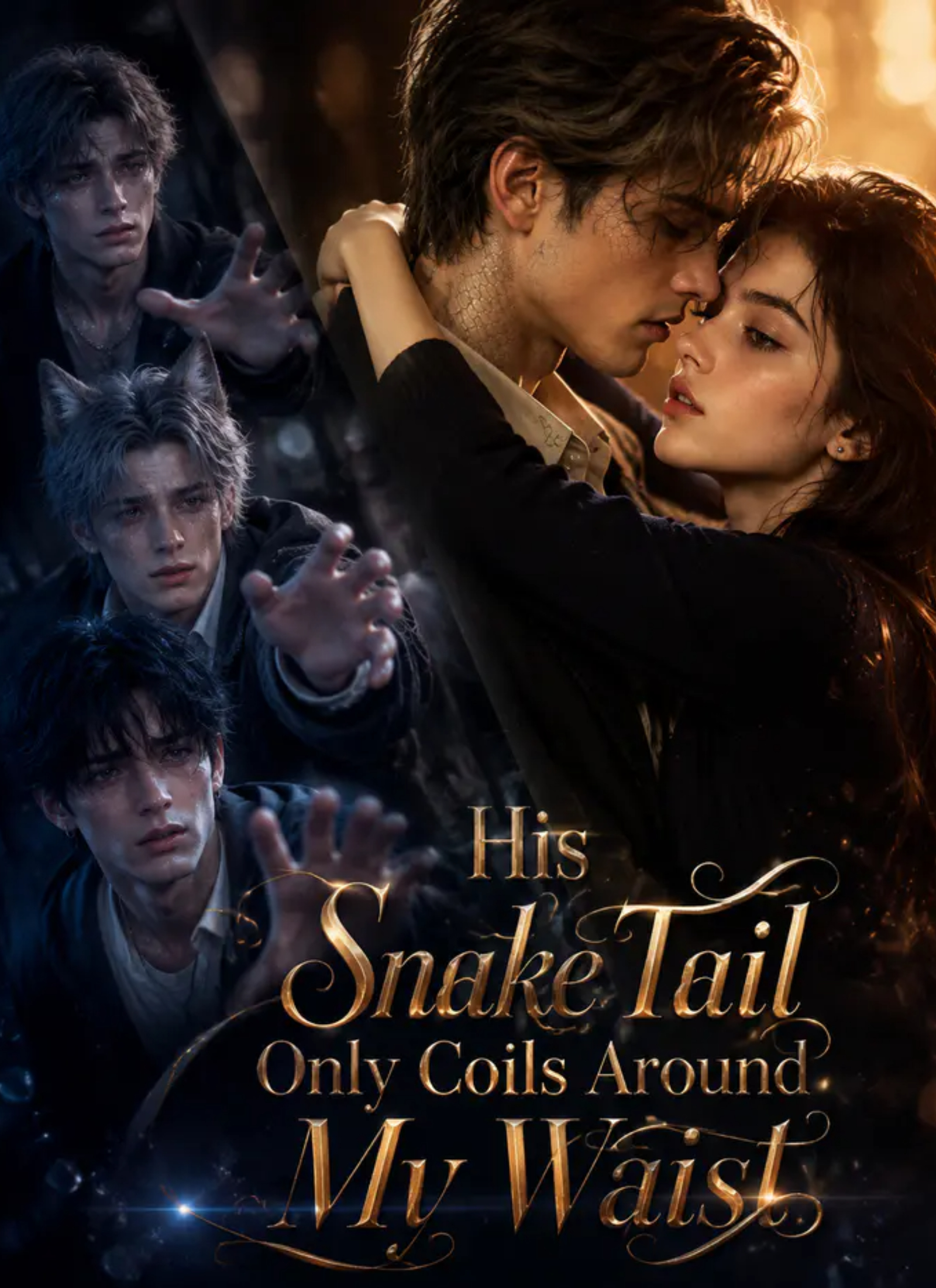 His Snake Tail Only Coils Around My Waist poster