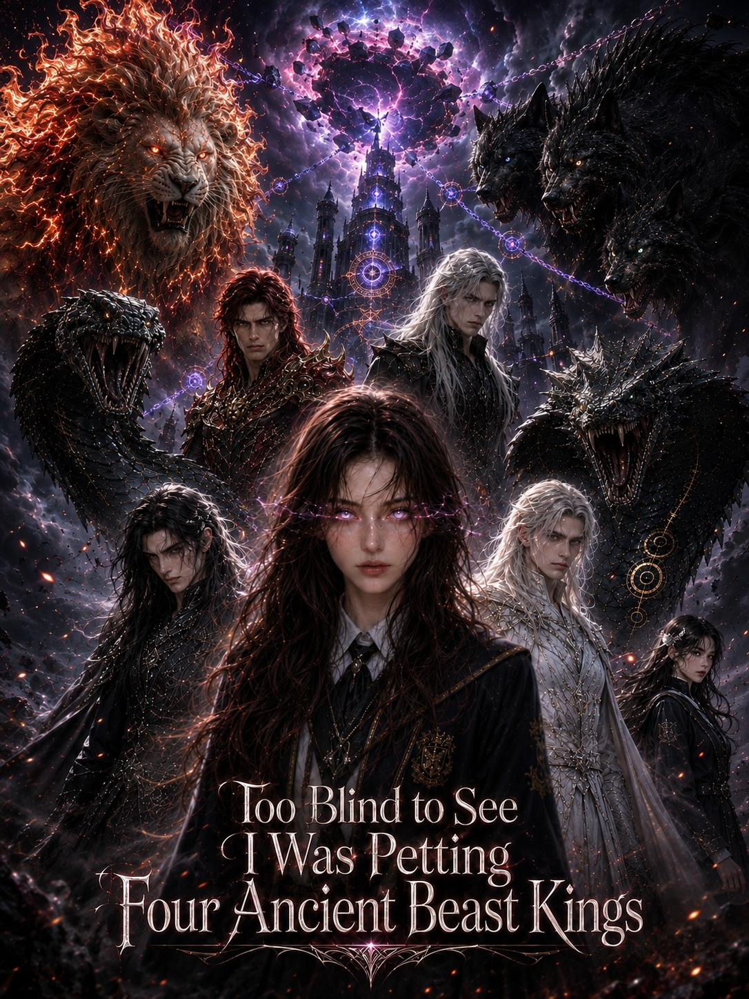 Too Blind to See I Was Petting Four Ancient Beast Kings poster
