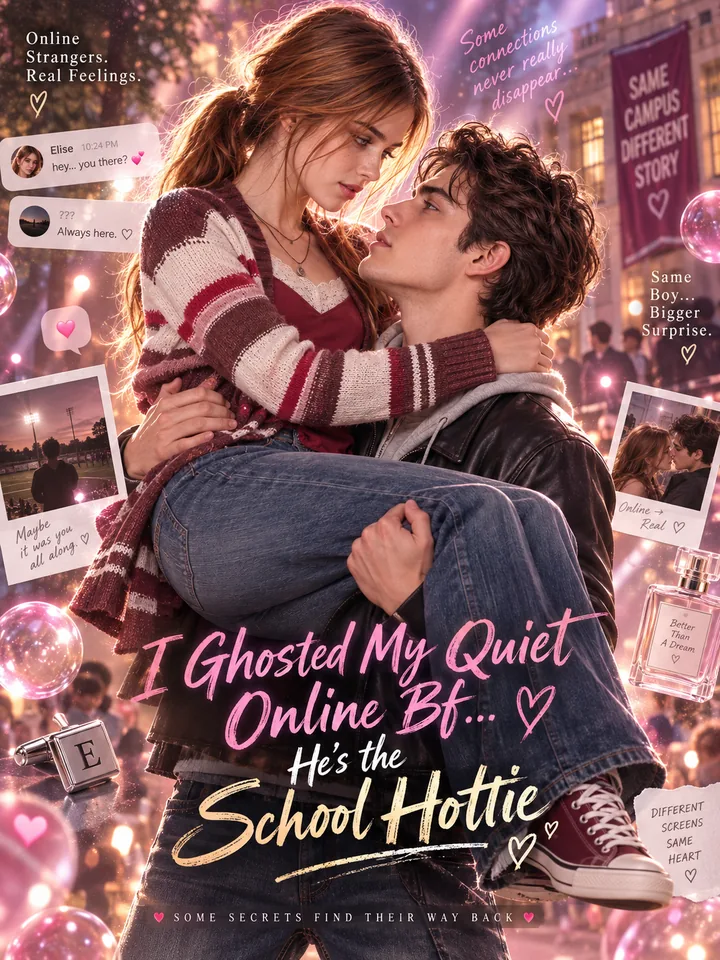 I Ghosted My Quiet Online Bf… He’s the School Hottie poster