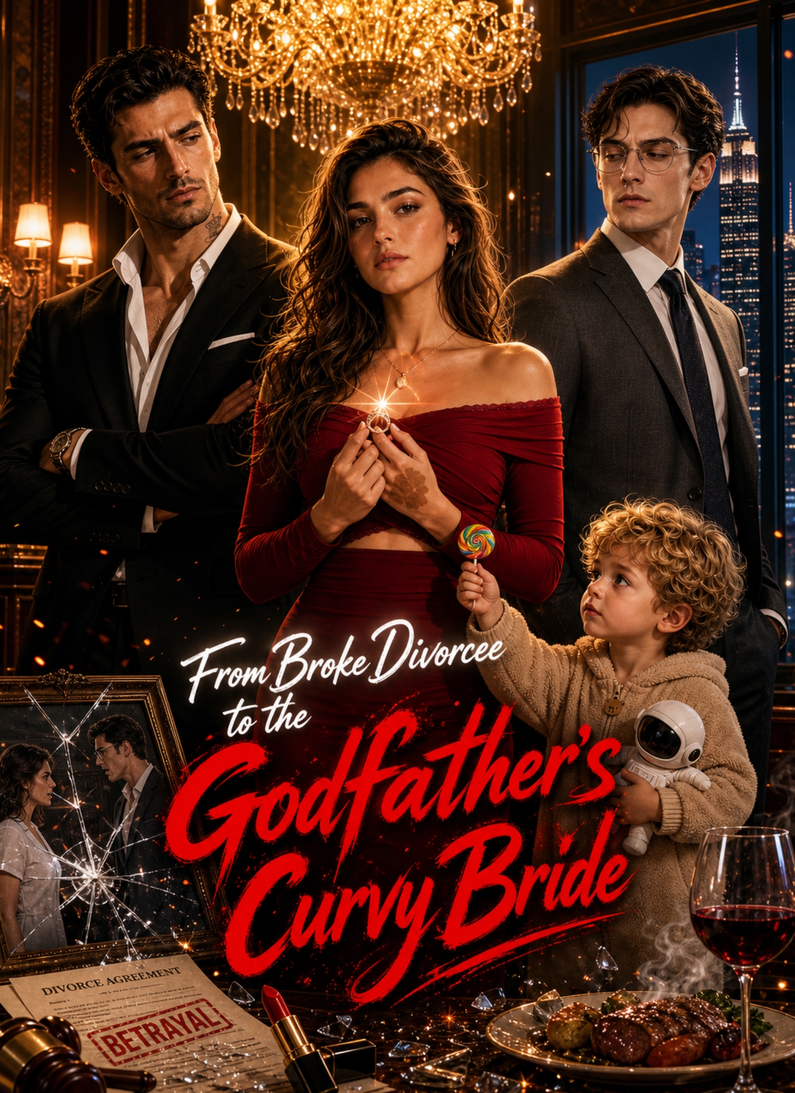 From Broke Divorcee to the Godfather's Curvy Bride poster