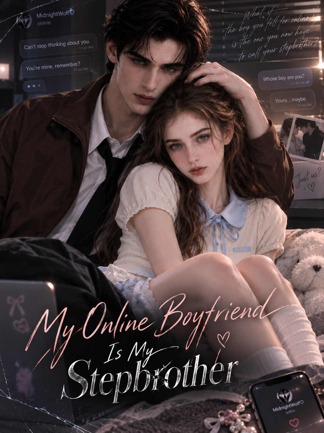 My Online Boyfriend Is My Stepbrother poster