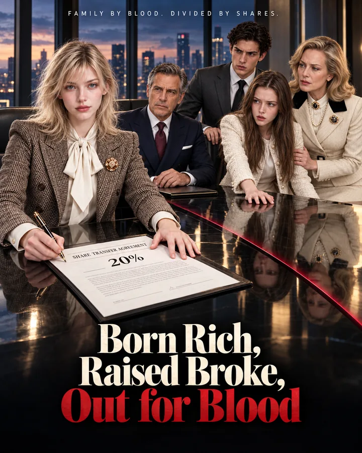 Born Rich, Raised Broke, Out for Blood poster